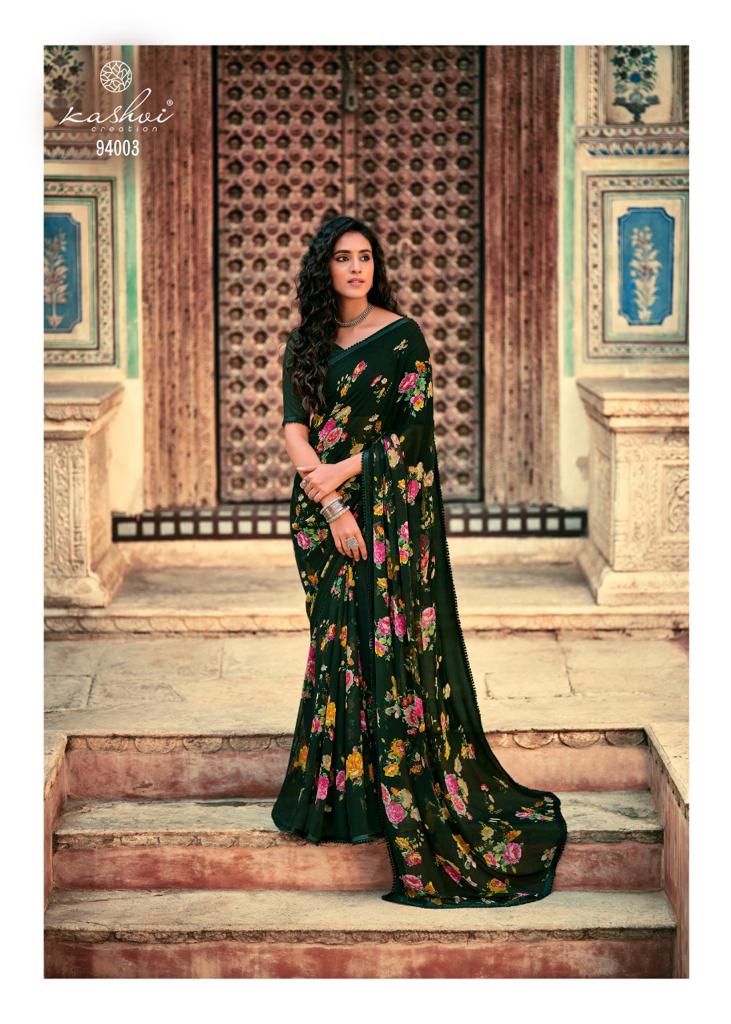Kashvi Yashvi 2 Fancy Ethnic Wear Georgette Designer Fancy Saree Collection